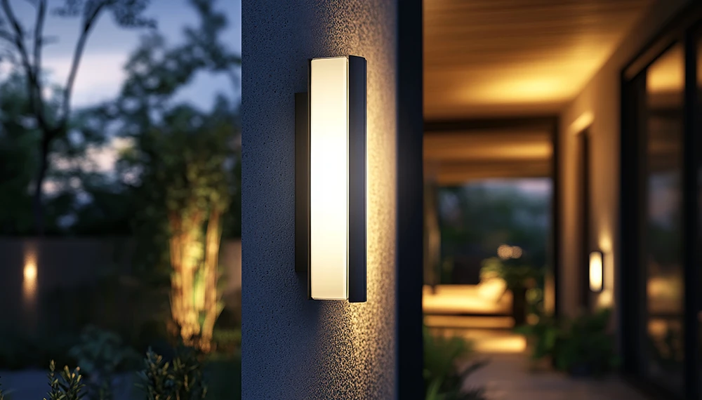 sconce modern outdoor plastic lighting