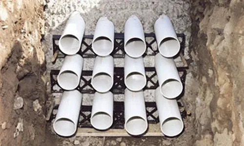 Duct Bank Spacers white